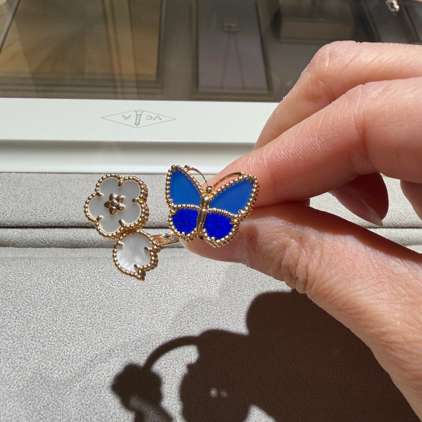 [Moco] 2026 NEW MODEL SPRING LUCKY 3 MOTIF GOLD RING