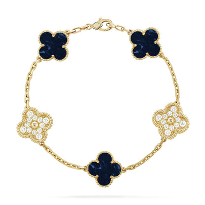[Moco]New CLOVER 5 MOTIF PIETERSITE BRACELET COLLECTION