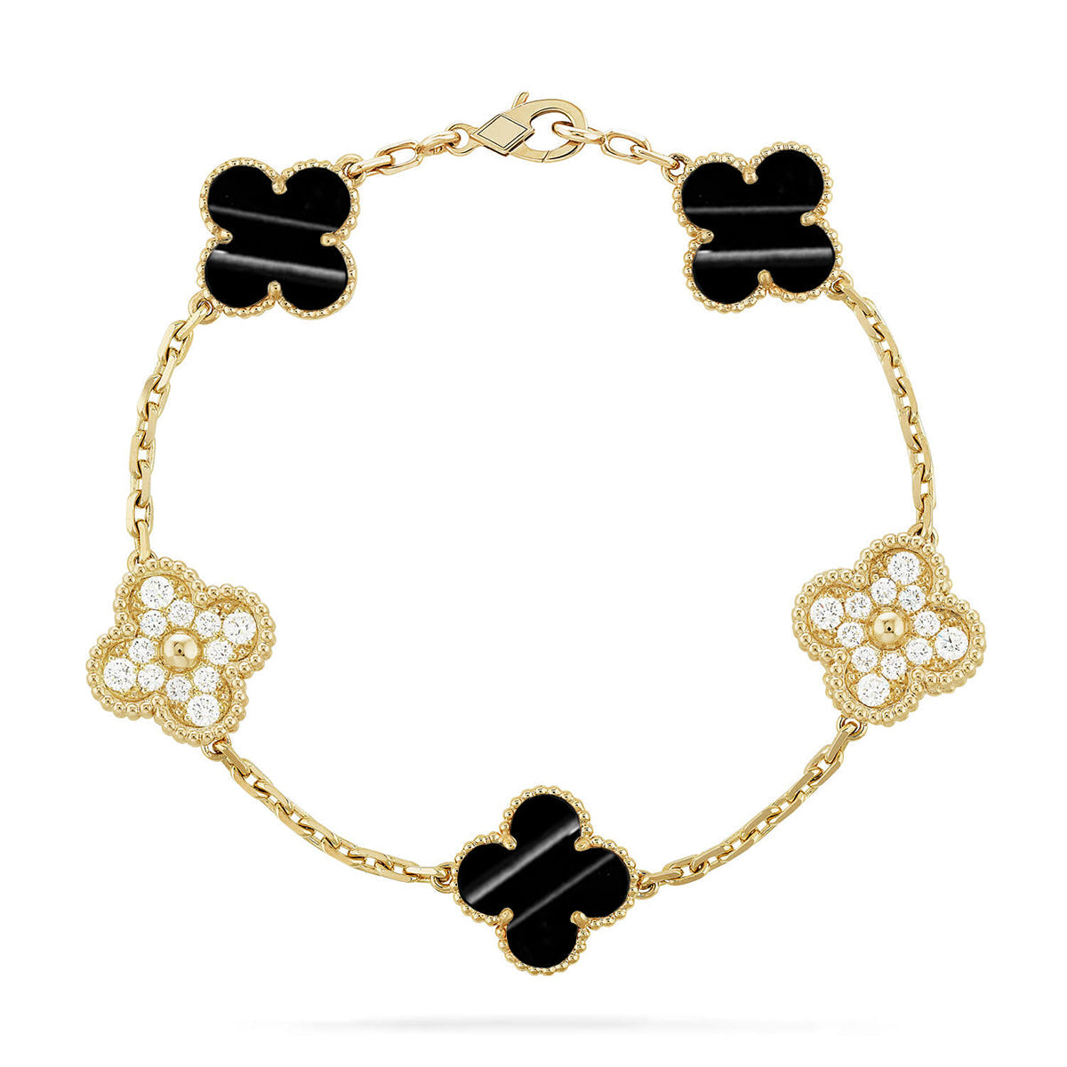 [Moco]New  CLOVER 5 MOTIF PULSAR STONE BRACELET COLLECTION