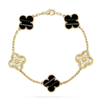 [Moco]New  CLOVER 5 MOTIF PULSAR STONE BRACELET COLLECTION