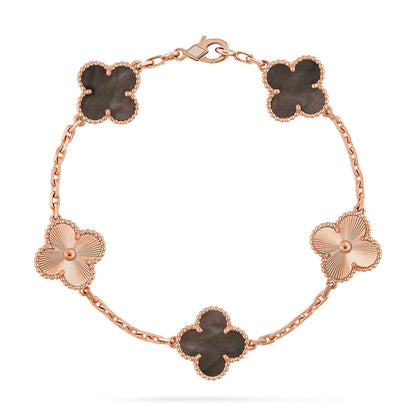 [Moco]New CLOVER 5 MOTIF GRAY MOP BRACELET COLLECTION