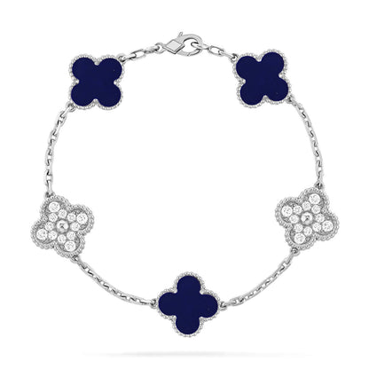 [Moco]New CLOVER 5 MOTIF LAPIS LAZULI BRACELET COLLECTION
