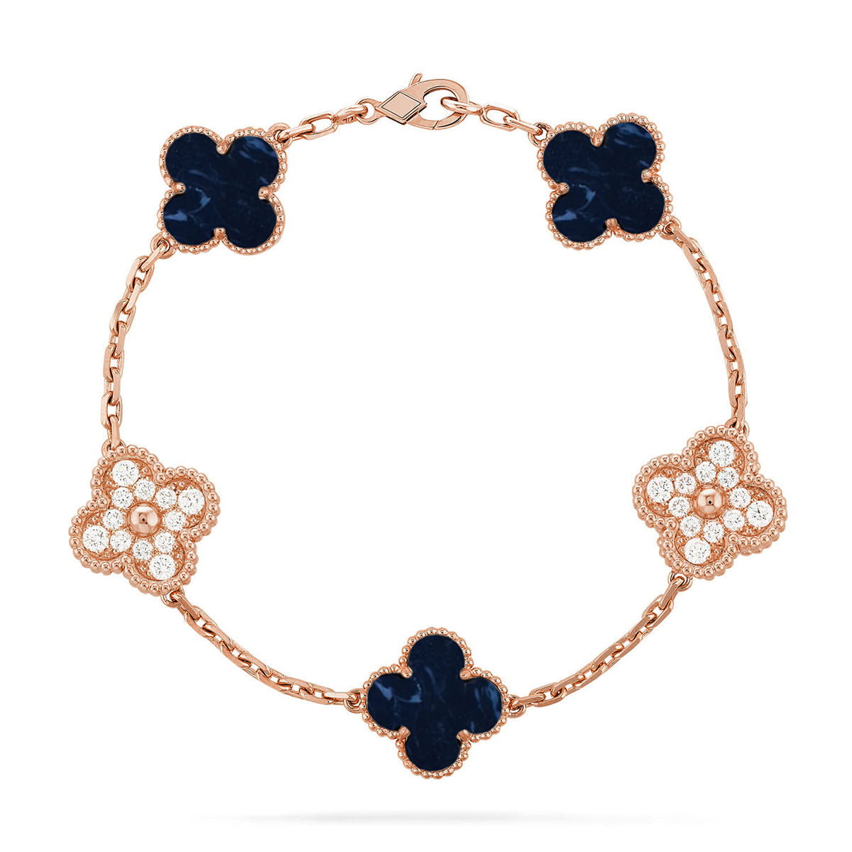 [Moco]New CLOVER 5 MOTIF PIETERSITE BRACELET COLLECTION