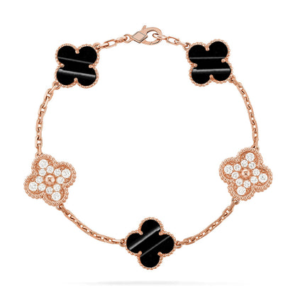 [Moco]New  CLOVER 5 MOTIF PULSAR STONE BRACELET COLLECTION