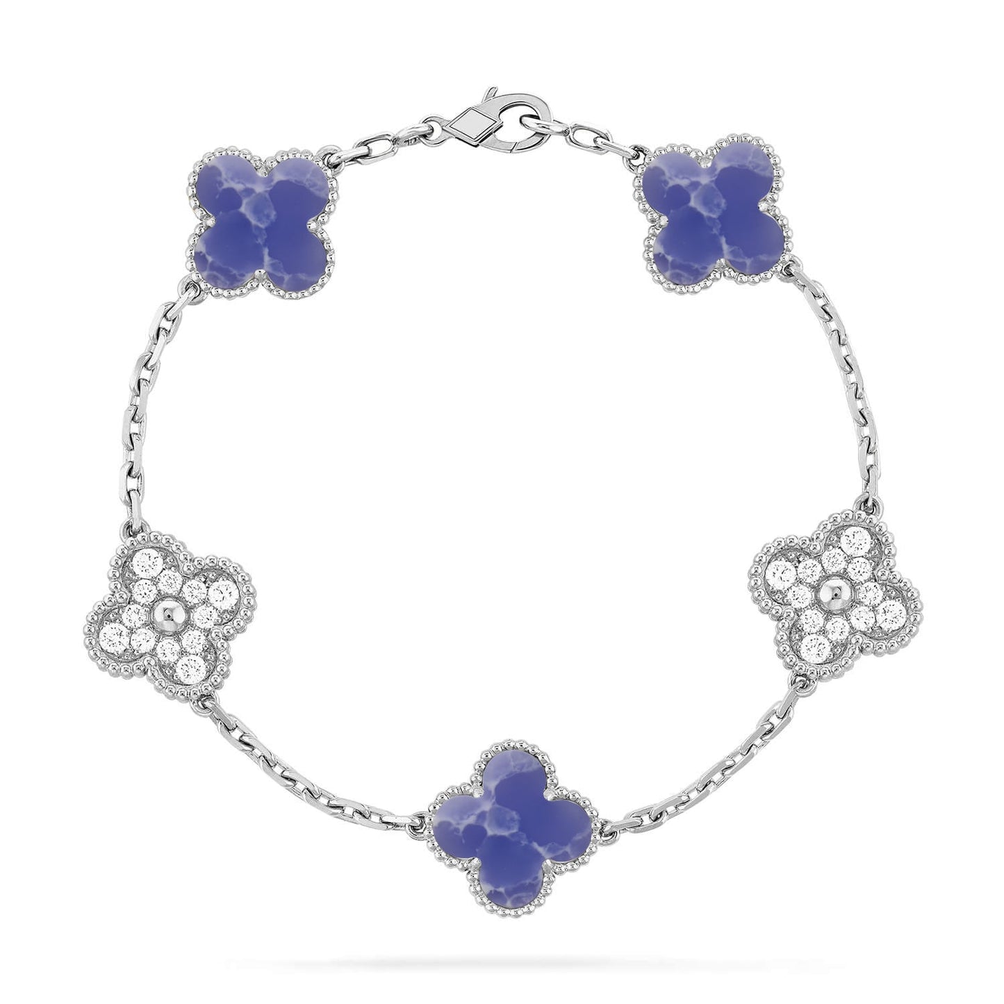 [Moco]New CLOVER 5 MOTIF BLUE VEINS BRACELET COLLECTION
