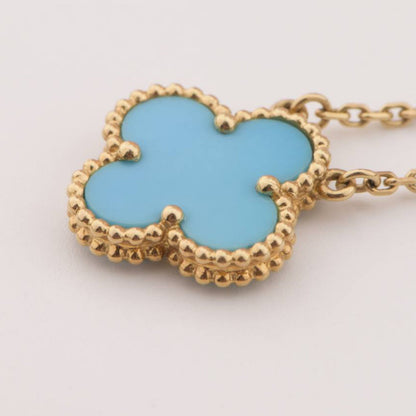 ¡®Moco¡¯CLOVER 15MM VINTAGE TURQUOISE NECKLACE