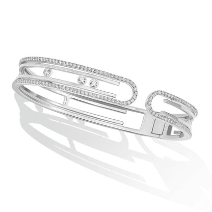 [ Moco ]MOVE 10TH PAVED DIAMOND BRACELET