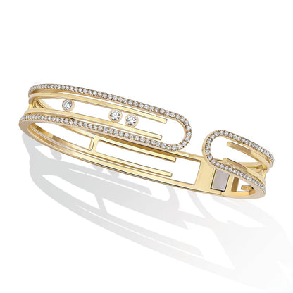 [ Moco ]MOVE 10TH PAVED DIAMOND BRACELET