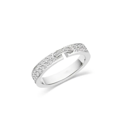 ¡®Moco¡¯ALLIANCE LIENS VIDENCE PAVED DIAMOND 4MM RING