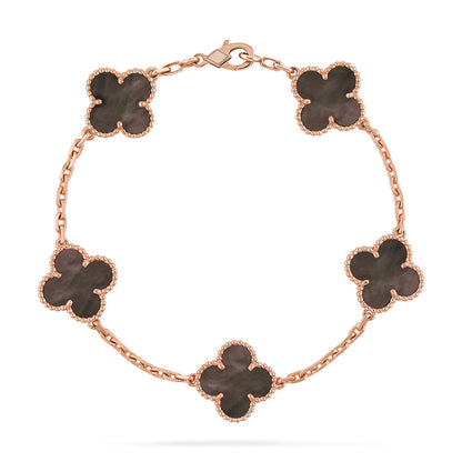 [Moco]New CLOVER 5 MOTIF GRAY MOP BRACELET COLLECTION
