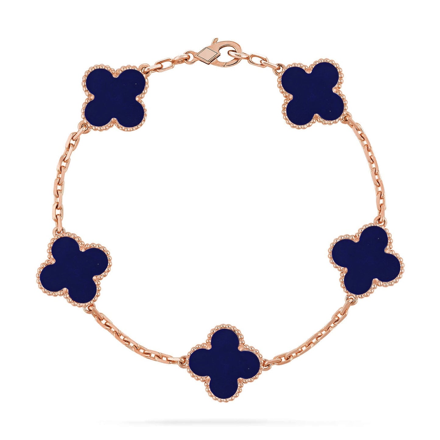 [Moco]New CLOVER 5 MOTIF LAPIS LAZULI BRACELET COLLECTION