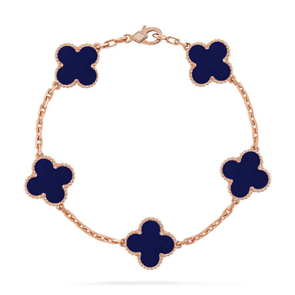 [Moco]New CLOVER 5 MOTIF LAPIS LAZULI BRACELET COLLECTION