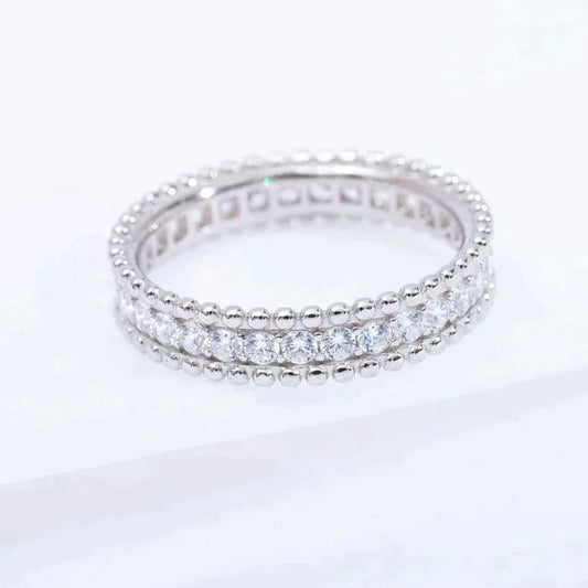 ¡®Moco¡¯PERLEE DIAMOND SILVER RING