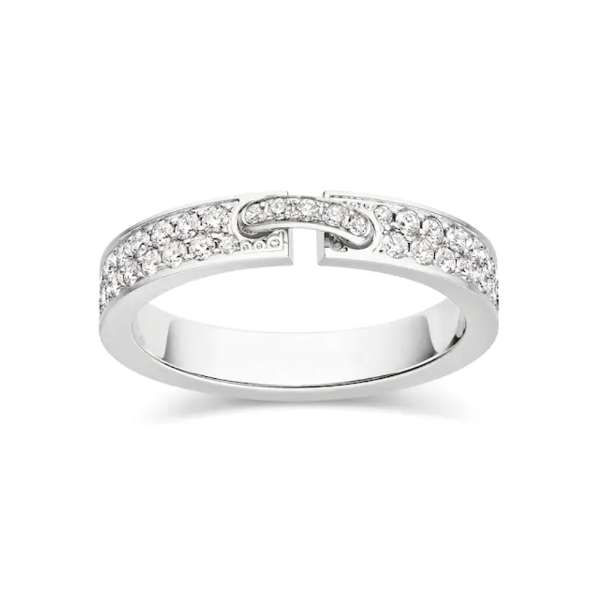 ¡®Moco¡¯ALLIANCE LIENS VIDENCE PAVED DIAMOND 4MM RING