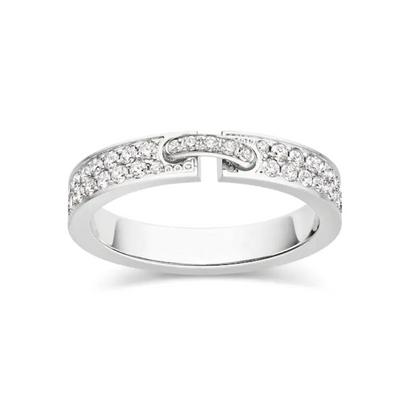 ¡®Moco¡¯ALLIANCE LIENS VIDENCE PAVED DIAMOND 4MM RING