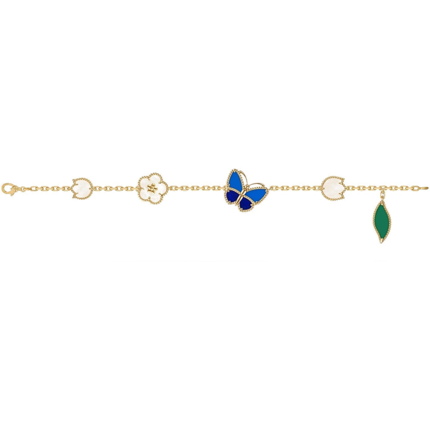 [Moco ]LUCKY SPRING BUTTERFLY 5 MOTIF BRACELET