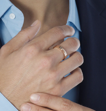 ¡®Moco¡¯ALLIANCE LIENS VIDENCE 4MM RING