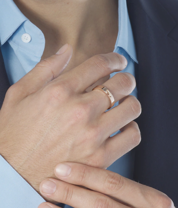 ¡®Moco¡¯ALLIANCE LIENS VIDENCE DIAMOND 4MM RING