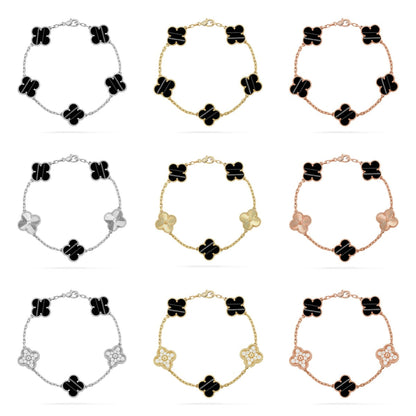 [Moco]New  CLOVER 5 MOTIF PULSAR STONE BRACELET COLLECTION