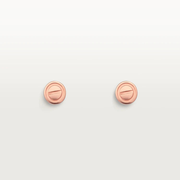 ¡®Moco¡¯LOVE EARRINGS PINK GOLD 10MM