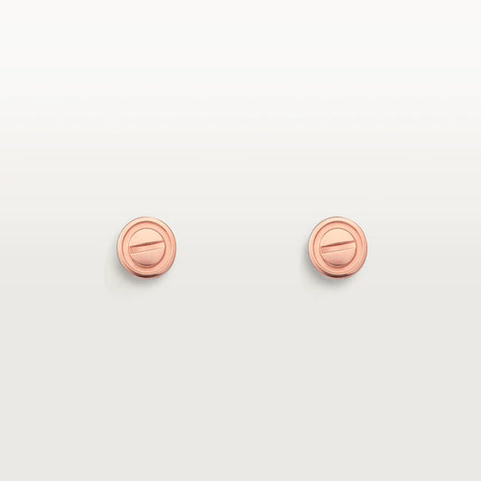 ¡®Moco¡¯LOVE EARRINGS PINK GOLD 10MM