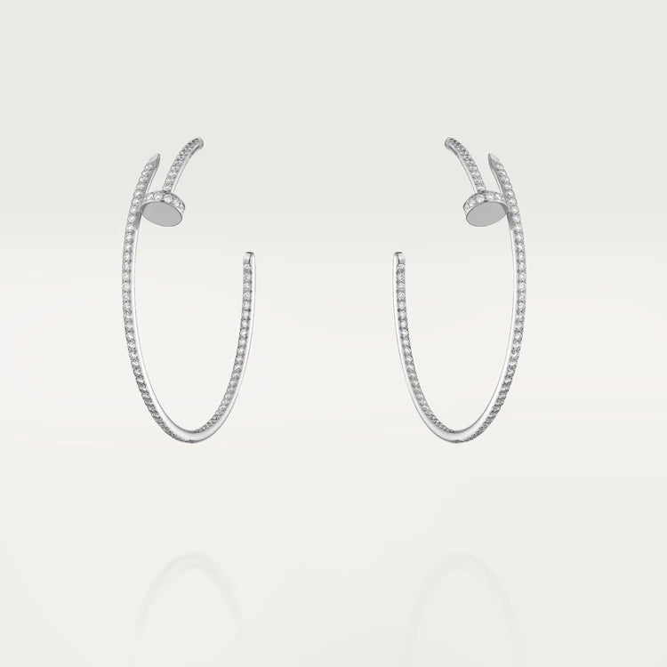 ¡®Moco¡¯JUSTE EARRINGS FULL DIAMONDS 1.8MM