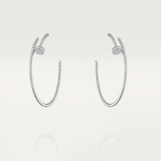 ¡®Moco¡¯JUSTE EARRINGS FULL DIAMONDS 1.8MM