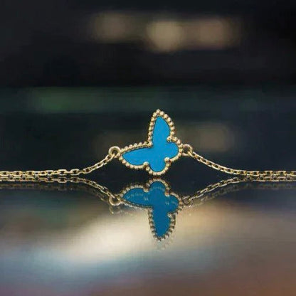 ¡®Moco¡¯BUTTERFLY TURQUOISE BUTTERFLY BRACELET