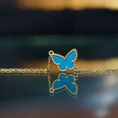 ¡®Moco¡¯BUTTERFLY TURQUOISE BUTTERFLY BRACELET