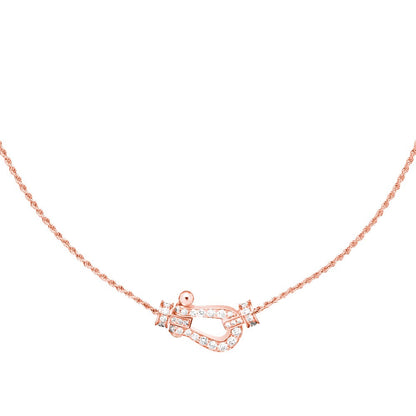 ¡®Moco¡¯FORCE 10 PINK GOLD DIAMOND NECKLACE