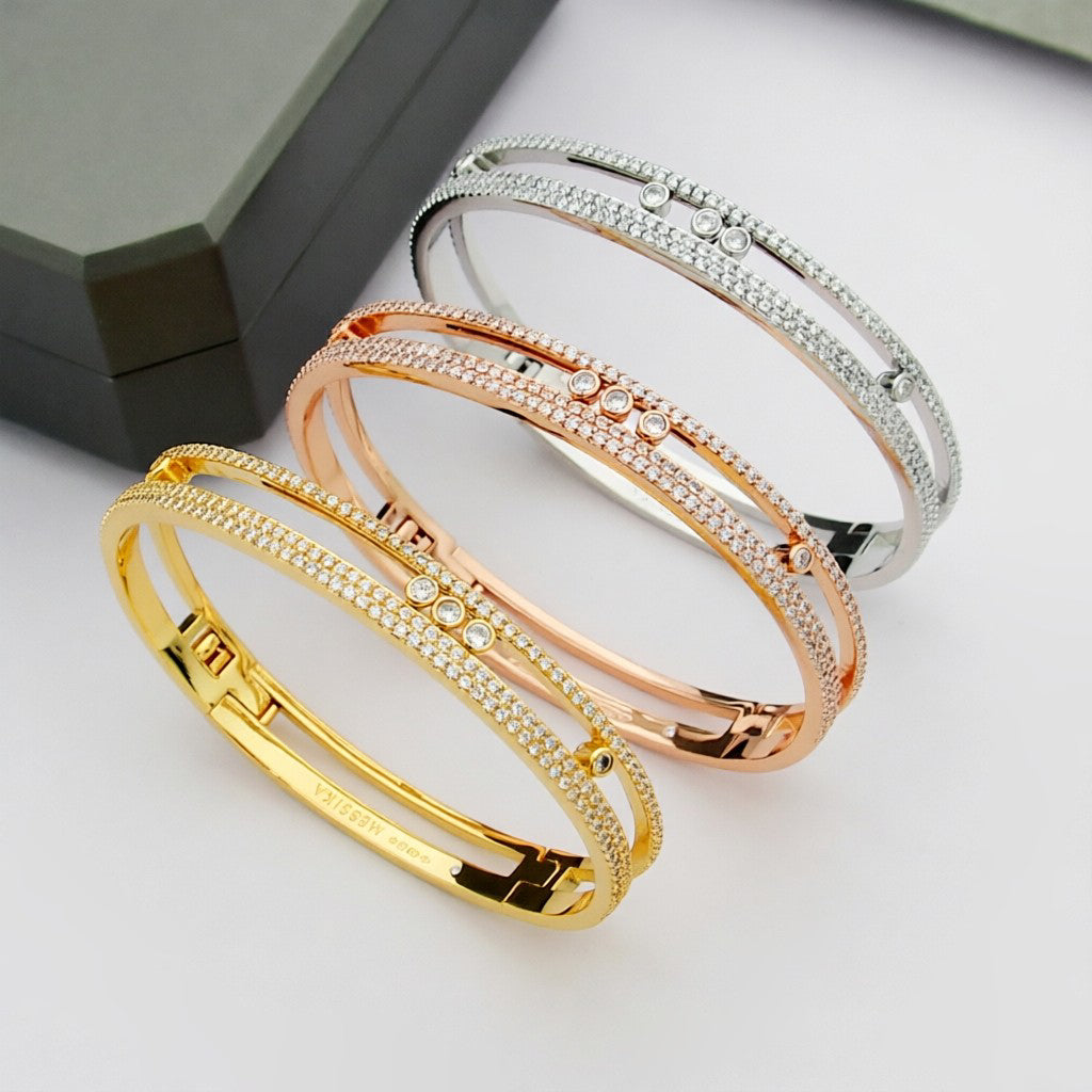 [ Moco ]Move Romane pavé bangle