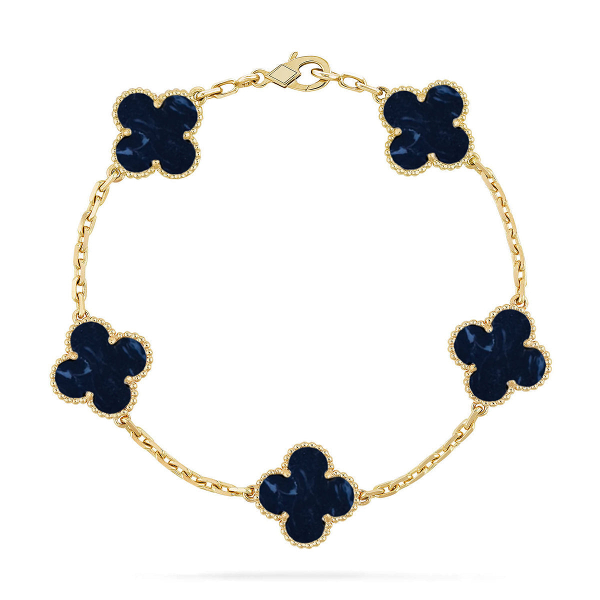 [Moco]New CLOVER 5 MOTIF PIETERSITE BRACELET COLLECTION