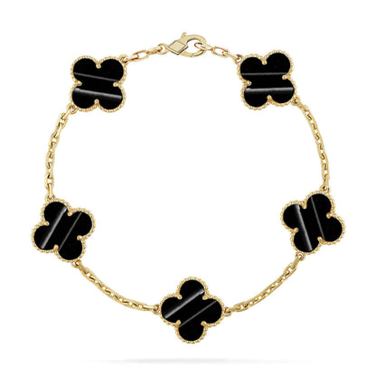 [Moco]New  CLOVER 5 MOTIF PULSAR STONE BRACELET COLLECTION