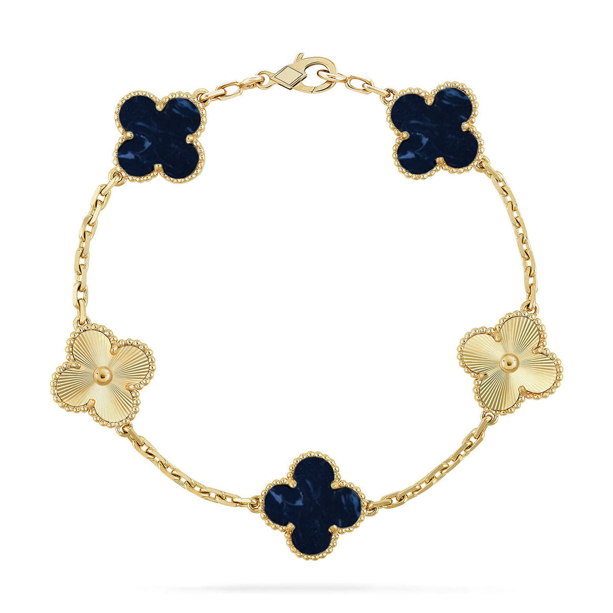 [Moco]New CLOVER 5 MOTIF PIETERSITE BRACELET COLLECTION