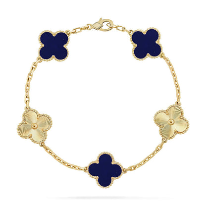 [Moco]New CLOVER 5 MOTIF LAPIS LAZULI BRACELET COLLECTION