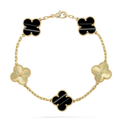 [Moco]New  CLOVER 5 MOTIF PULSAR STONE BRACELET COLLECTION