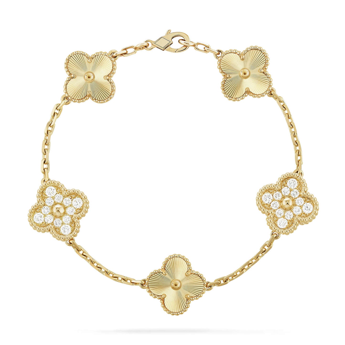 [Moco]New  CLOVER 5 MOTIF LASER BRACELET COLLECTION