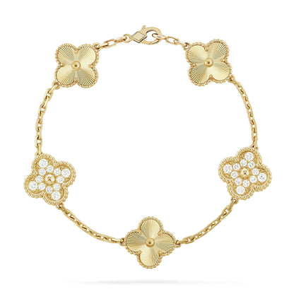 [Moco]New  CLOVER 5 MOTIF LASER BRACELET COLLECTION
