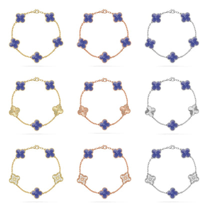 [Moco]New CLOVER 5 MOTIF BLUE VEINS BRACELET COLLECTION