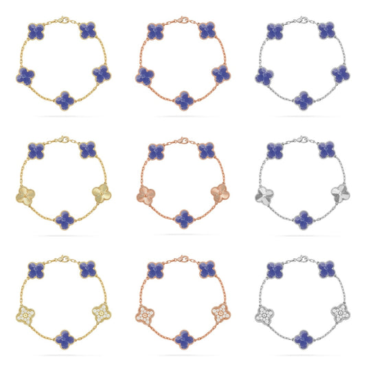 [Moco]New CLOVER 5 MOTIF BLUE VEINS BRACELET COLLECTION