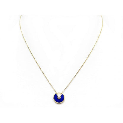 ¡®Moco¡¯AMULETTE ROSE GOLD AGATE NECKLACE