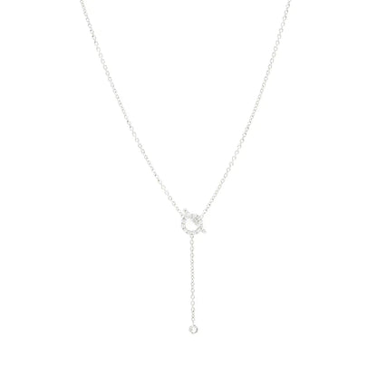 ¡®Moco¡¯FINESSE SILVER DIAMOND NECKLACE