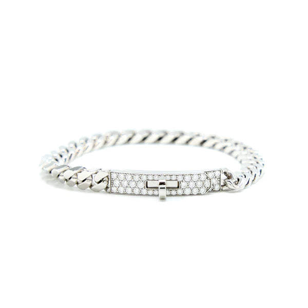 ¡®Moco¡¯KELLY CHAIN SILVER DIAMOND BRACELET