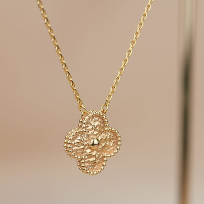 ¡®Moco¡¯CLOVER 15MM  BRONZING NECKLACE