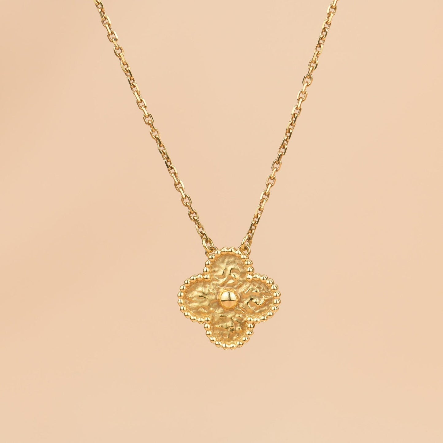 ¡®Moco¡¯CLOVER 15MM  BRONZING NECKLACE