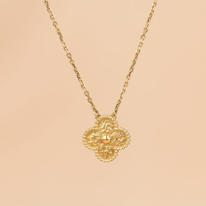 ¡®Moco¡¯CLOVER 15MM  BRONZING NECKLACE