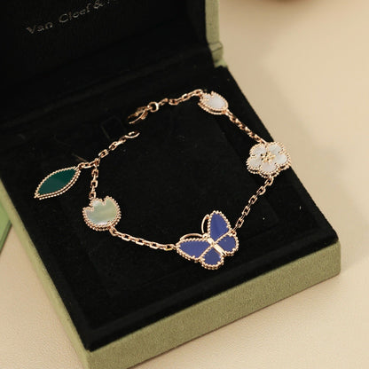 [Moco ]LUCKY SPRING BUTTERFLY 5 MOTIF BRACELET