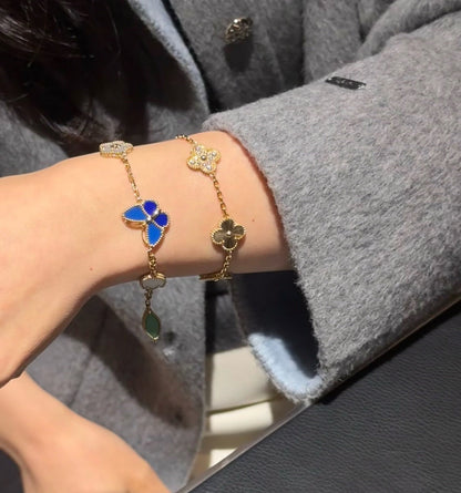 [Moco ]LUCKY SPRING BUTTERFLY 5 MOTIF BRACELET