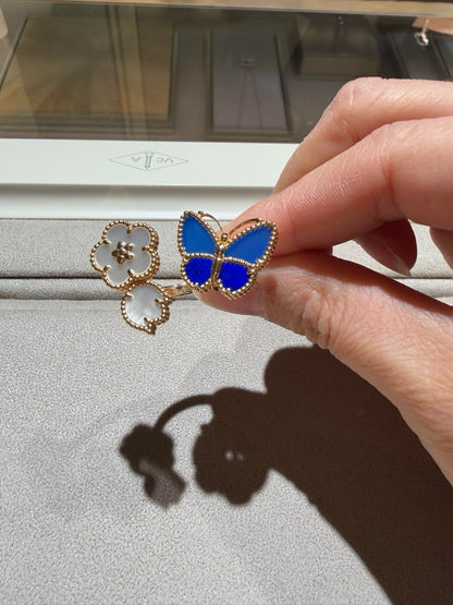 [Moco ]LUCKY SPRING BUTTERFLY OPEN-FACE RINGS