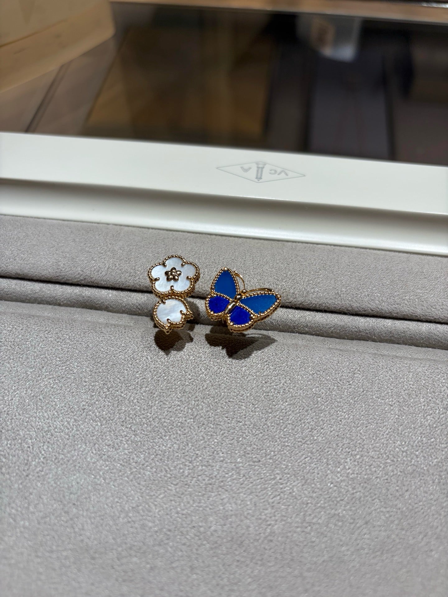 [Moco ]LUCKY SPRING BUTTERFLY OPEN-FACE RINGS